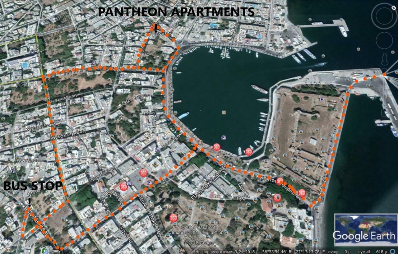 Pantheon Apartments Кос Экстерьер фото